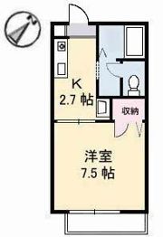 ノースヴェレッジ B棟の間取り画像