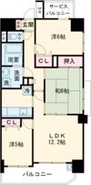日神パレステージ青梅住江町の間取り画像