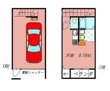 ラディア行事の間取り画像