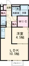 アムールⅡの間取り画像
