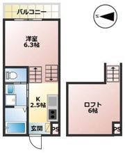エイジス石神の間取り画像