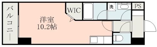 HKマンション上熊本の間取り画像