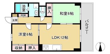 森川マンションの間取り画像