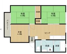 ウインディア南平台A棟の間取り画像