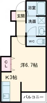 エターナルシー舞子坂の間取り画像