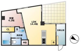 Re BIRTH道の尾の間取り画像