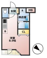 Re BIRTH道の尾の間取り画像