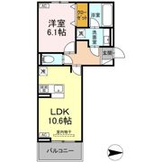 アレテー開出の間取り画像