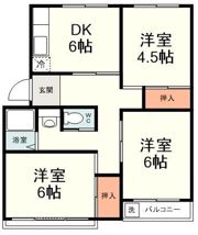 静岡中央中原マンションの間取り画像