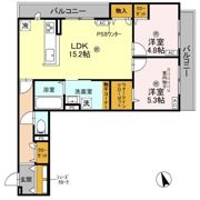 パサログランデ羽衣の間取り画像