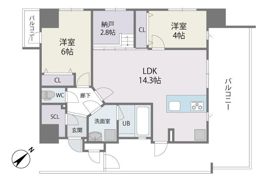 Modern Aspiration平尾駅前の間取り画像