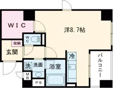 カノン甲南山手の間取り画像
