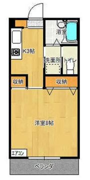 レイクビューの間取り画像