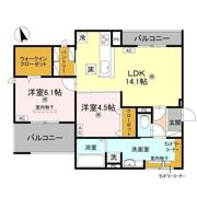 パサログランデ羽衣の間取り画像