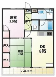 シャトレ山の手の間取り画像