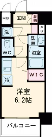 ファーストフィオーレ大阪ウエストウェルビングの間取り画像
