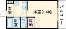 磐田グレイス第5マンションの間取り画像