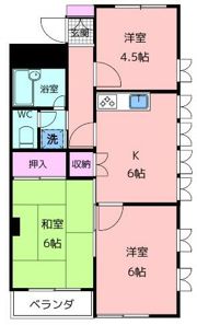 シャルマンハウス立川の間取り画像