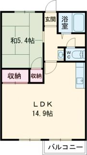 フレグランス新野辺の間取り画像