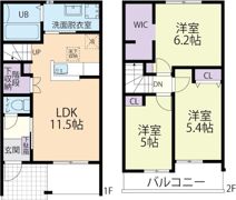 Prelude（プレリュード） Cの間取り画像