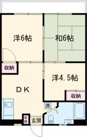 二宮ハイツの間取り画像