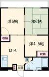 二宮ハイツの間取り画像