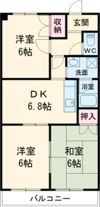 ヴィラージュヨコヤマの間取り画像