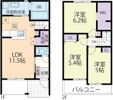 (仮称)筑西市玉戸テラスハウスの間取り画像
