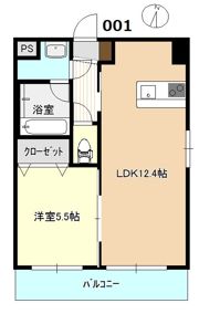パルティール・ぺルレの間取り画像