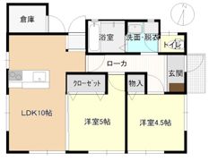 ココル・ペルレ Aの間取り画像