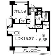 パラシオン西新の間取り画像