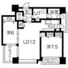 ノヴァ知事公館前の間取り画像
