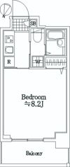 エルミタージュ横濱阪東橋の間取り画像