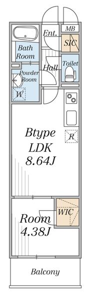 リブリ・曳舟Ⅱの間取り画像