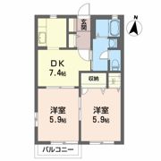 サニーコートDIの間取り画像