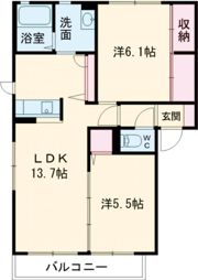 Green terrace エールの間取り画像