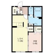 パーク ハイム Bの間取り画像