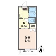 フローラル 姫宮 IIの間取り画像