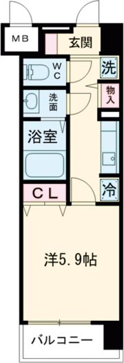 ジオエント福島野田レジデンスの間取り画像