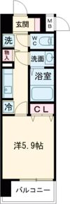 ジオエント福島野田レジデンスの間取り画像