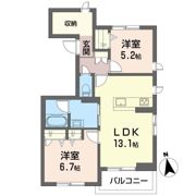 ソレイユ東菅野の間取り画像
