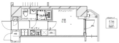 S-RESIDENCE松戸Iriseの間取り画像