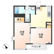 JOYコーポの間取り画像