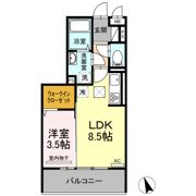 ロイジェントパークス富久山 Aの間取り画像