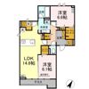 ベルグランデの間取り画像