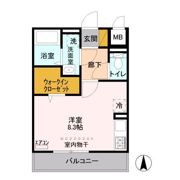 ベルデュールの間取り画像