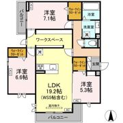 江向Parkの間取り画像