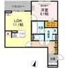 ビスタレイルウェイ八田の間取り画像