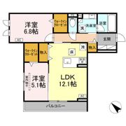 D-avance 柱六番町Ⅰの間取り画像