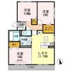 D-room Wood Bell(ﾃﾞｨｰﾙｰﾑｳｯﾄﾞﾍﾞﾙ)の間取り画像